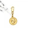 Charms przywieszka dukat 3D złoto 585