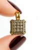 Zawieszka wisior diamenty naturalne złoto 585