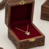 Naszyjnik żółw diamenty naturalne złoto 585